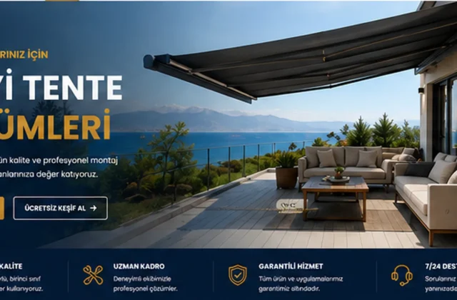 Premium tente ve pergola uygulaması