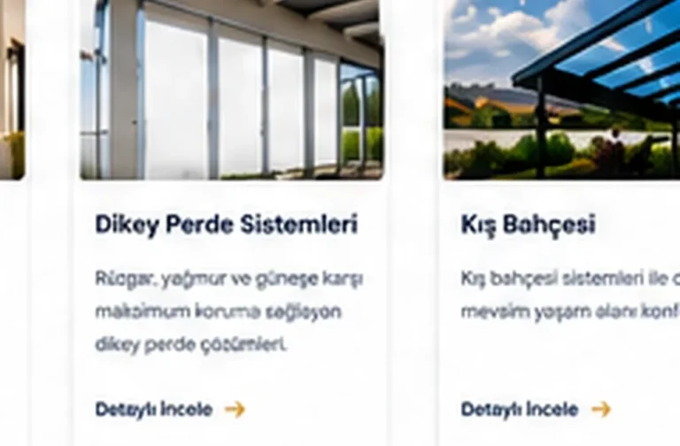 Premium tente ve pergola uygulaması
